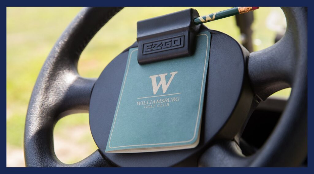 Williamsburg Golf Club Cart